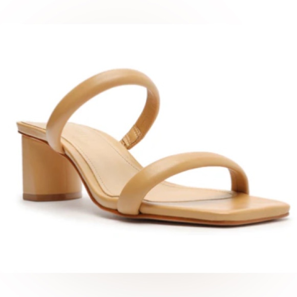 Schutz Ully Lo Nappa Leather Sandal